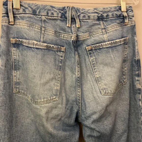 Good American Medium Wash High Waist Straight Leg Jeans Women’s Size 30 - Picture 7 of 10